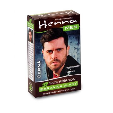 Henna MEN přírodní barva na vlasy černá