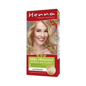 Henna přírodní barva na vlasy ZLATÝ BLOND