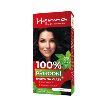 Henna přírodní barva na vlasy ČERNÁ